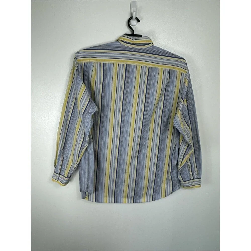 Polo Ralph Lauren Westerton Men's XXL Button Shirt Blue Yellow‎ Striped